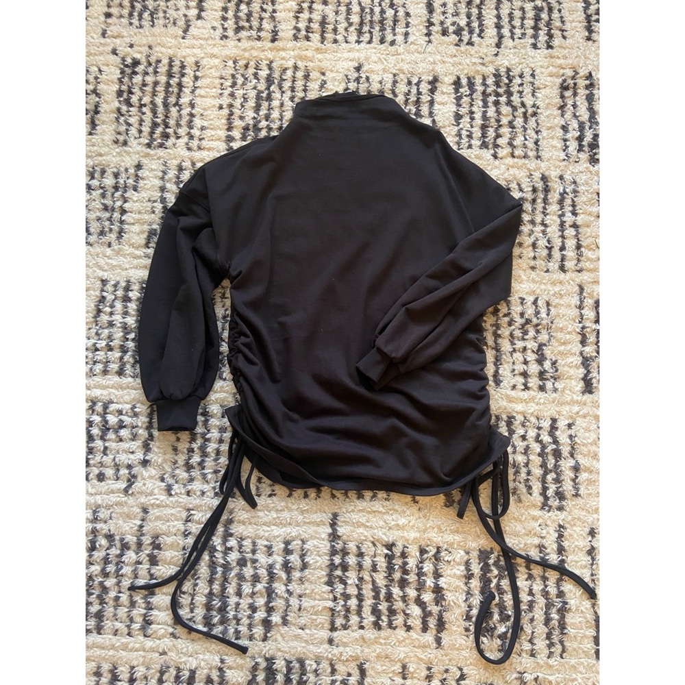 Nasty Gal Ruched Side Sweatshirt Dress - Picture 3 of 7